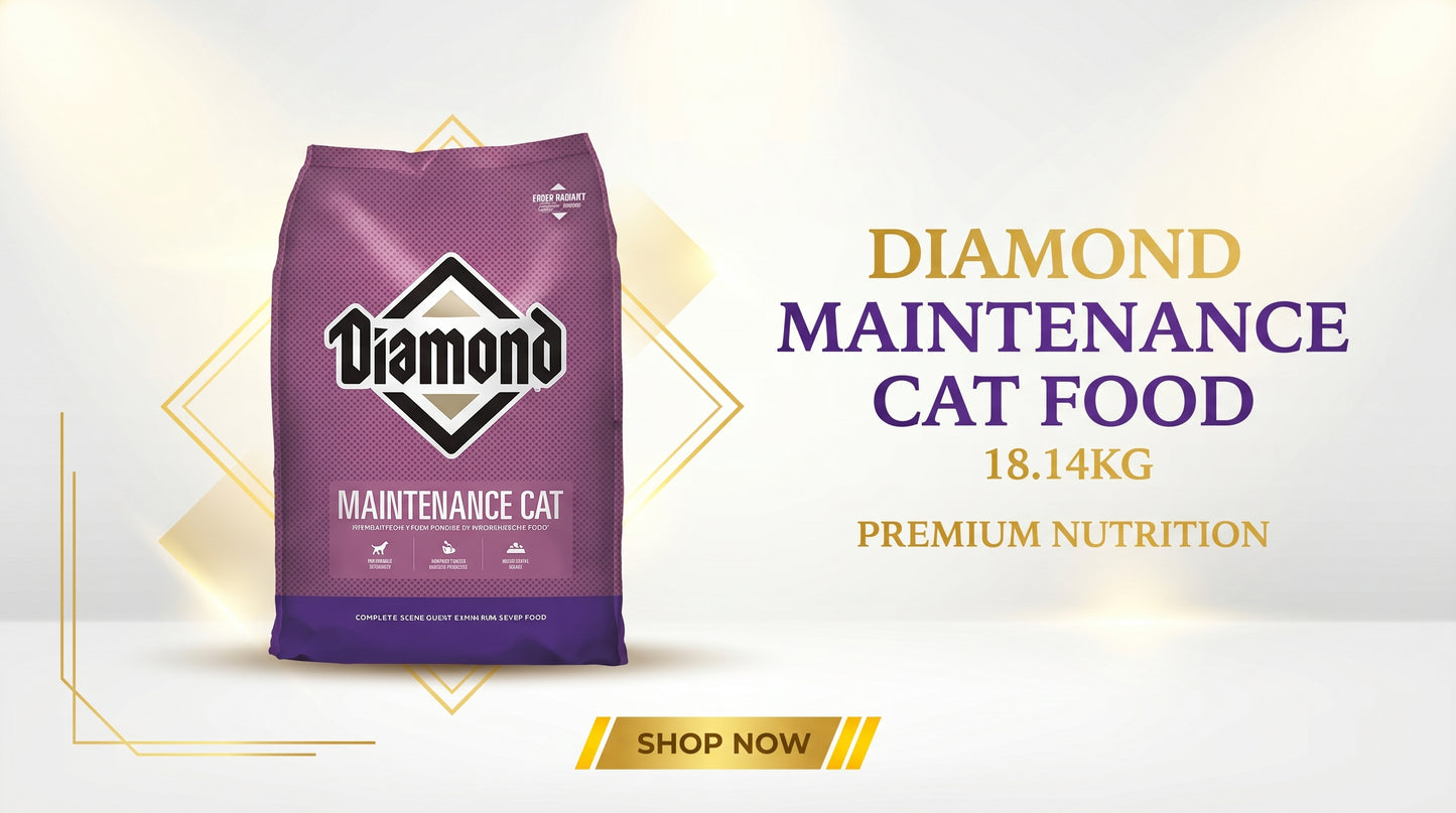 Diamond Maintenance Cat Food 18.14KG - Premium Dry Cat Food RizFraz World