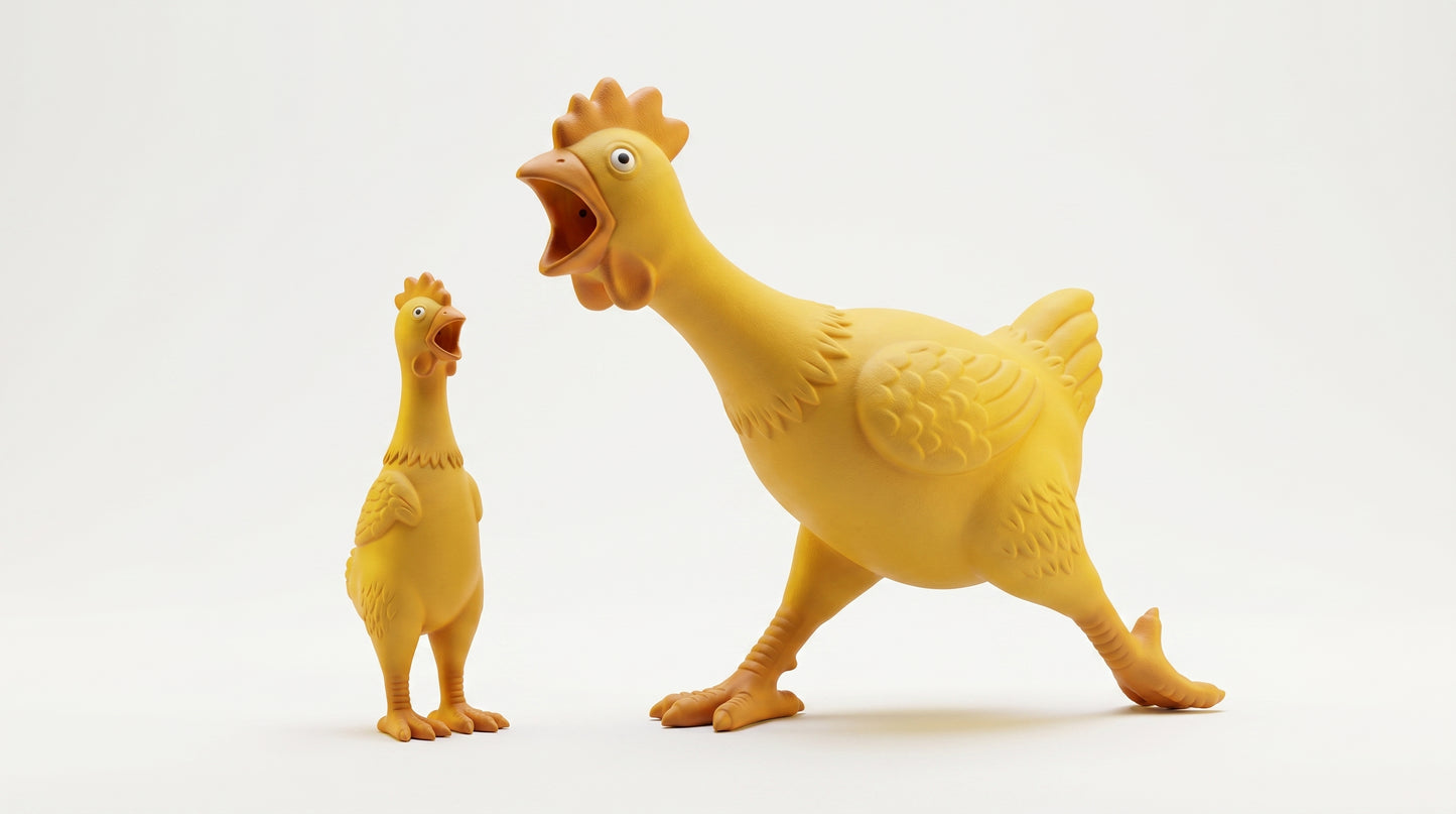 Hen Toy S/L | Interactive Pet Play Toy for Dogs RizFraz World
