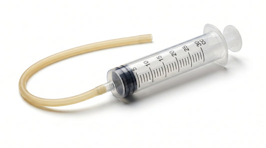 Bird Hand Feeding Syringe 30CC with Silicone Tube - Baby Bird Feeding Syringe for Chicks & Hand Rearing RizFrazWorld