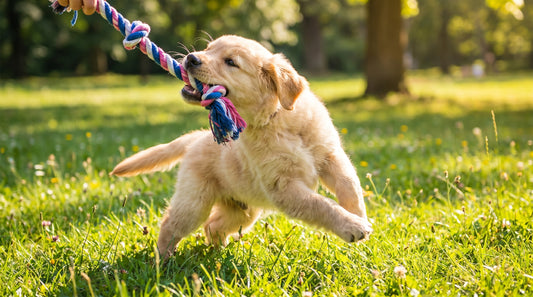 Puppy Rope Toy - Durable Interactive Chew & Tug Toy for Puppies RizFraz World