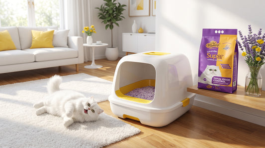 Pet Mommy Lavender Cat Litter 5KG & 16KG - Premium Lavender Fresh Cat Litter RizFraz World