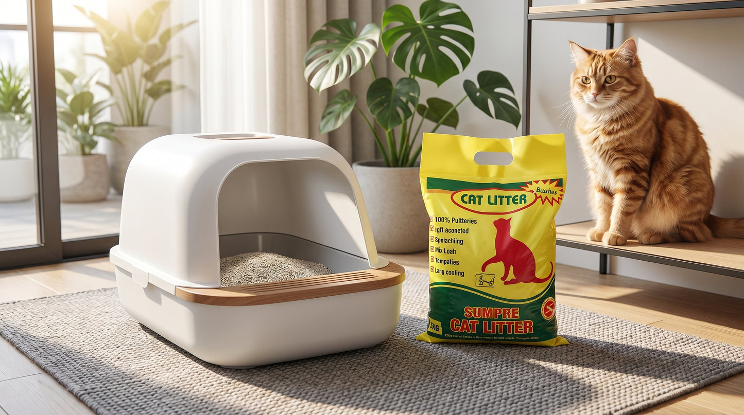 Fancy Cat Litter 5KG - Premium Cat Litter for Daily Hygiene RizFraz World