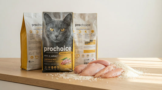 PRO CHOICE Chicken & Rice Adult Cat Food – Complete Daily Nutrition for Adult Cats (2KG & 15KG) RizFraz World