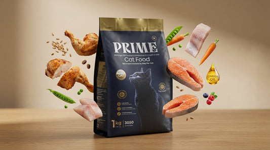 Prime Cat Food 1KG – Complete & Balanced Nutrition for Healthy Cats RizFraz World