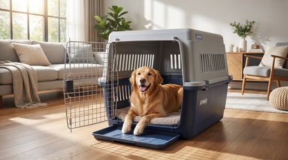 JETBOX Pet Cage with Removable Tray – Heavy Duty Dog & Cat Crate - S, M, L, XL, XXL