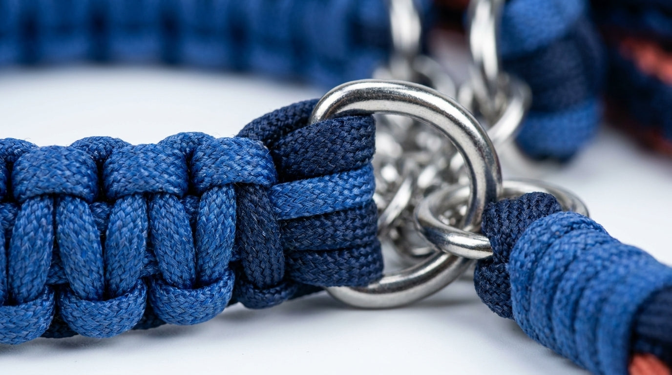 Rope Leash with Choke Collar for Dogs (S, M, L, XL) – Strong Training & Control Leash RizFraz World