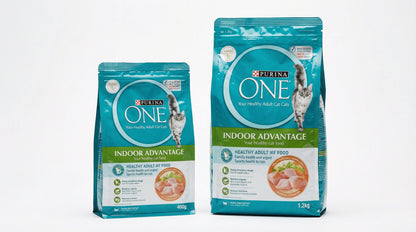 Purina ONE Healthy Adult Cat Food – Balanced Nutrition for Adult Cats (400g / 1.2kg) RizFraz World