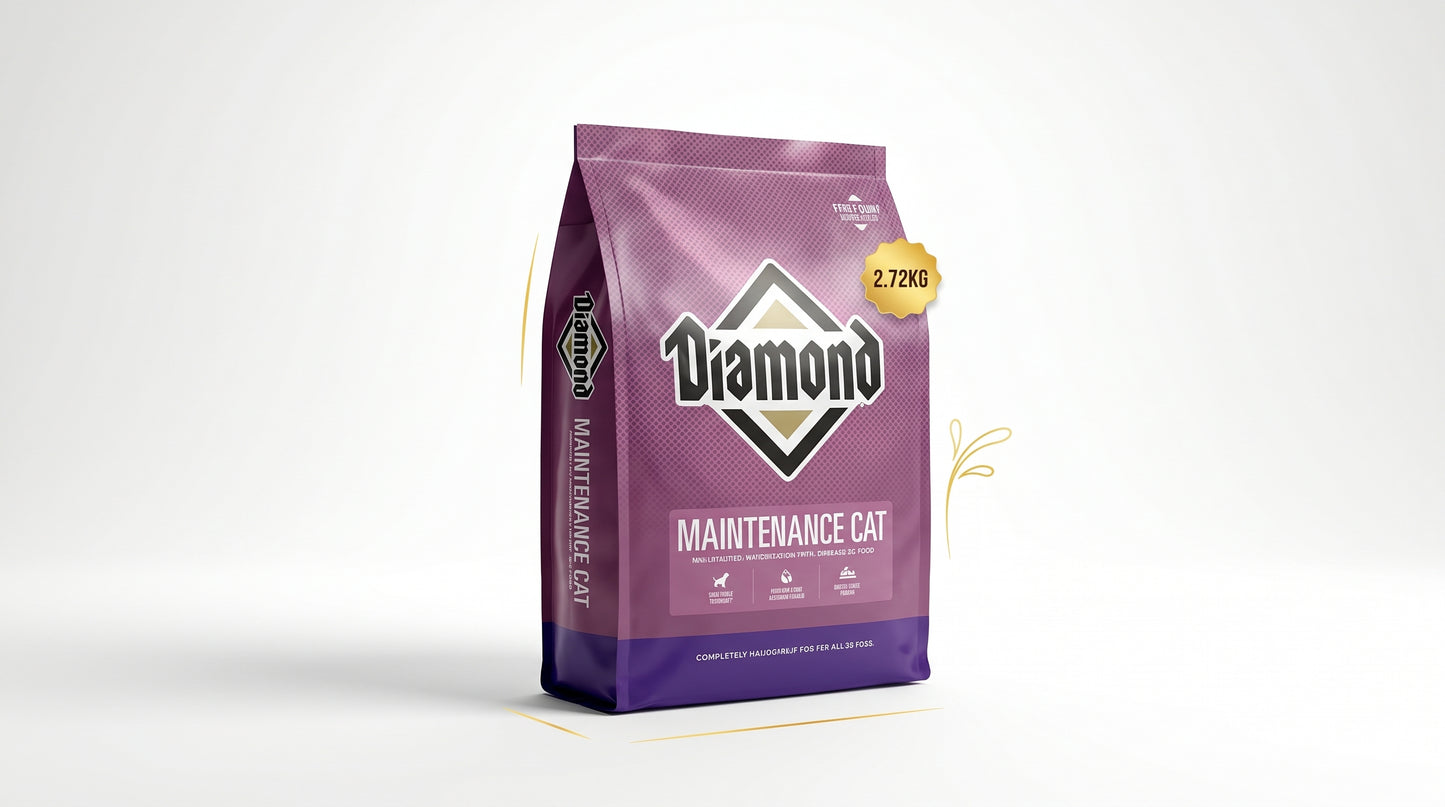 Diamond Maintenance Cat Food 2.72KG | Premium Dry Cat Food RizFraz World
