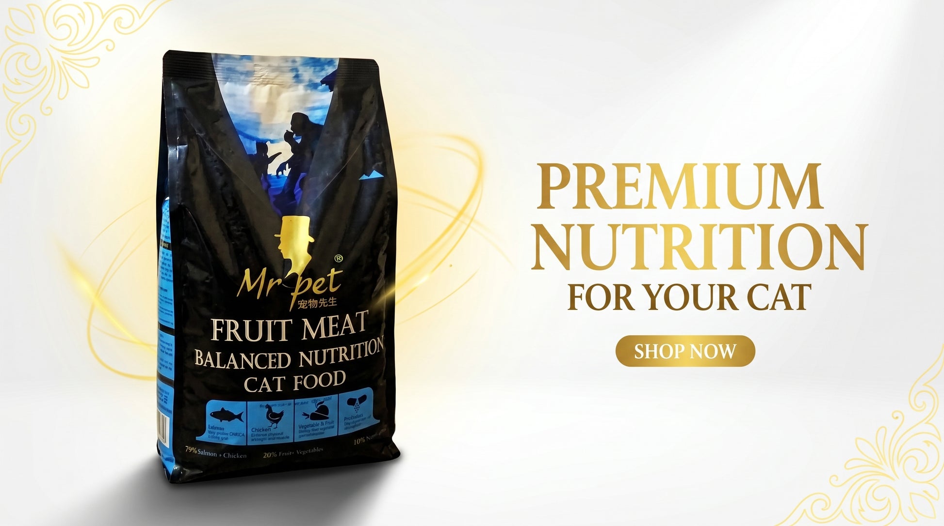 MR PET Cat Food 500G/1.5KG/3KG/10KG - Premium Dry Cat Food RizFraz World