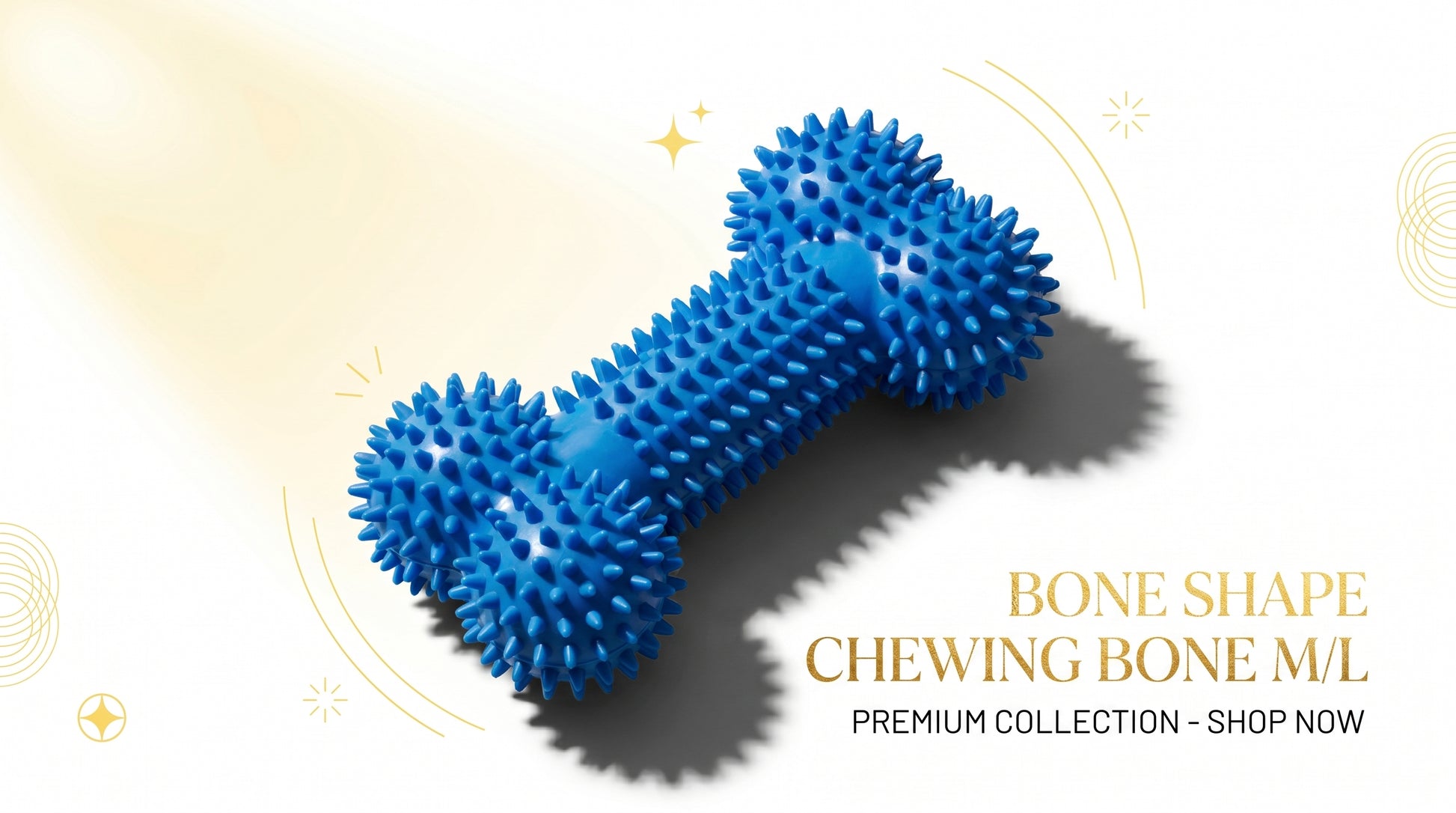 Bone Shape Chewing Bone M/L- Durable Interactive Dog Chew Toy RizFrazWorld