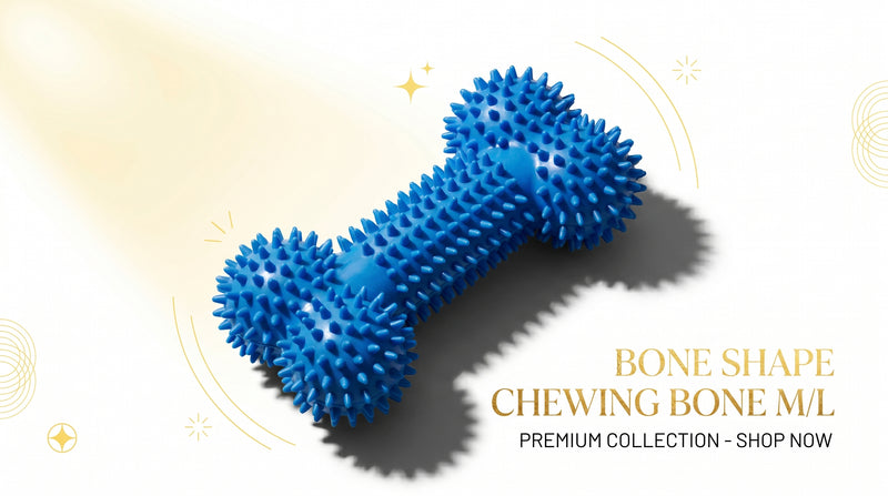 Bone Shape Chewing Bone M/L- Durable Interactive Dog Chew Toy RizFrazWorld