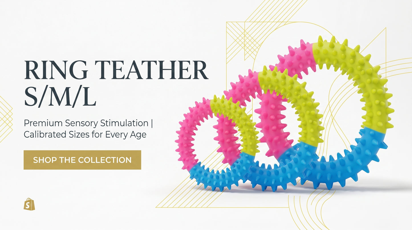 Ring Teather S/M/L - Interactive Chew Toy for Cats & Dogs RizFrazWorld