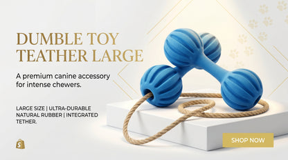 Dumble Toy Teather Large - Interactive Dog Chew Toy RizFraz World