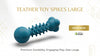 Teather Toy Spikes Large - Interactive Dog Chew Toy