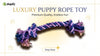 Puppy Rope Toy - Durable Interactive Chew & Tug Toy for Puppies