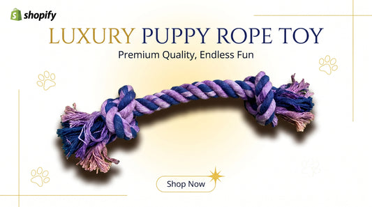 Puppy Rope Toy - Durable Interactive Chew & Tug Toy for Puppies RizFraz World