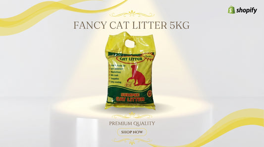 Fancy Cat Litter 5KG - Premium Cat Litter for Daily Hygiene RizFraz World