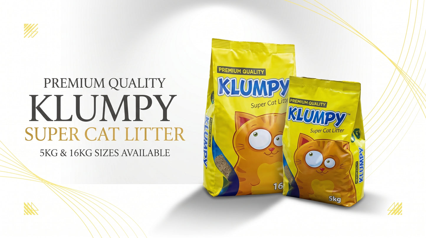 Klumpy Super Cat Litter 5KG & 16KG - Premium Cat Litter RizFraz World