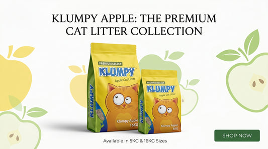 Klumpy Apple Cat Litter 5KG & 16KG - Premium Apple Fresh Cat Litter RizFraz World