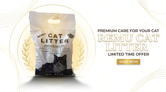 Remu Cat Litter 5KG - Premium Cat Litter for Daily Hygiene RizFraz World