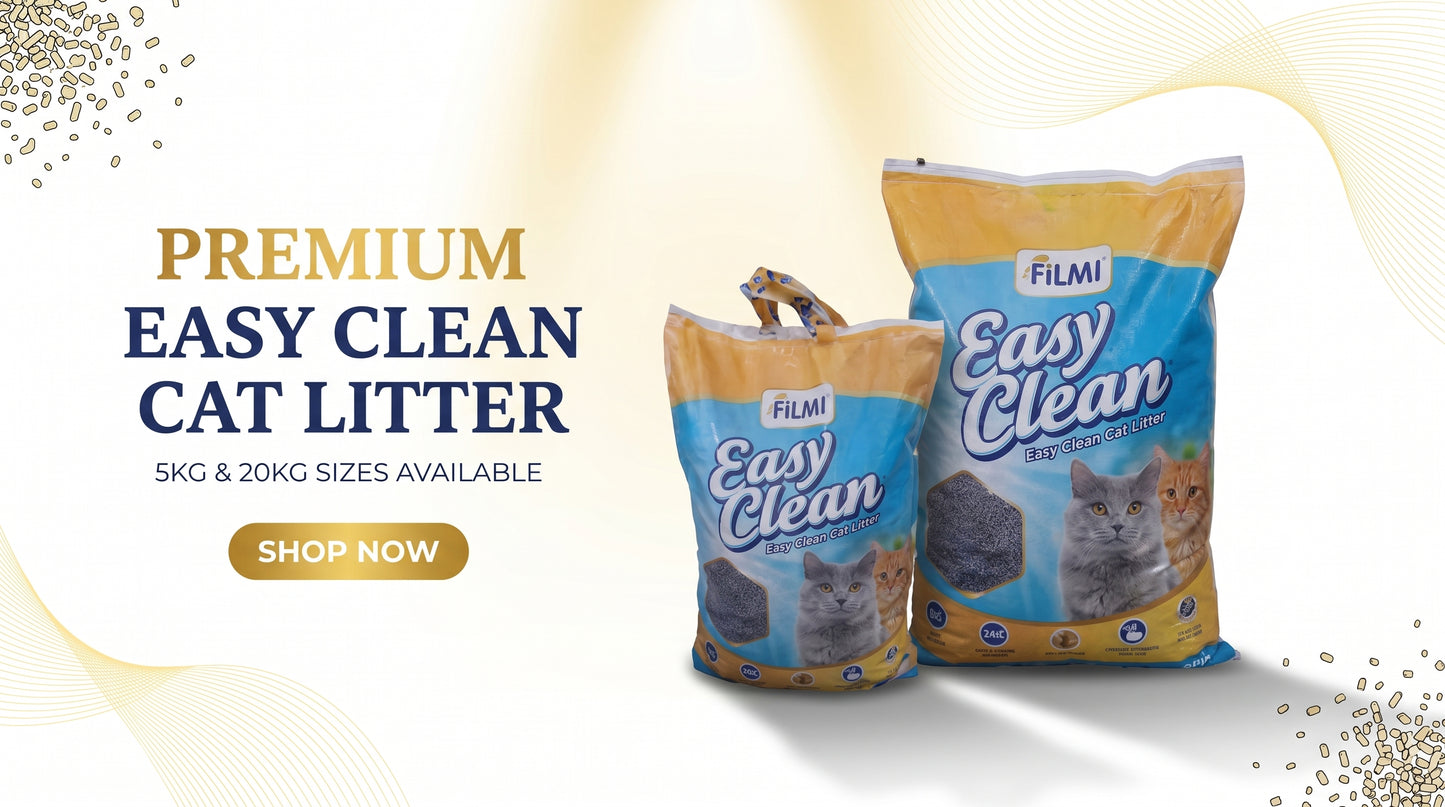Easy Clean Cat Litter 5KG & 20KG - Premium Cat Litter for Daily Use RizFraz World