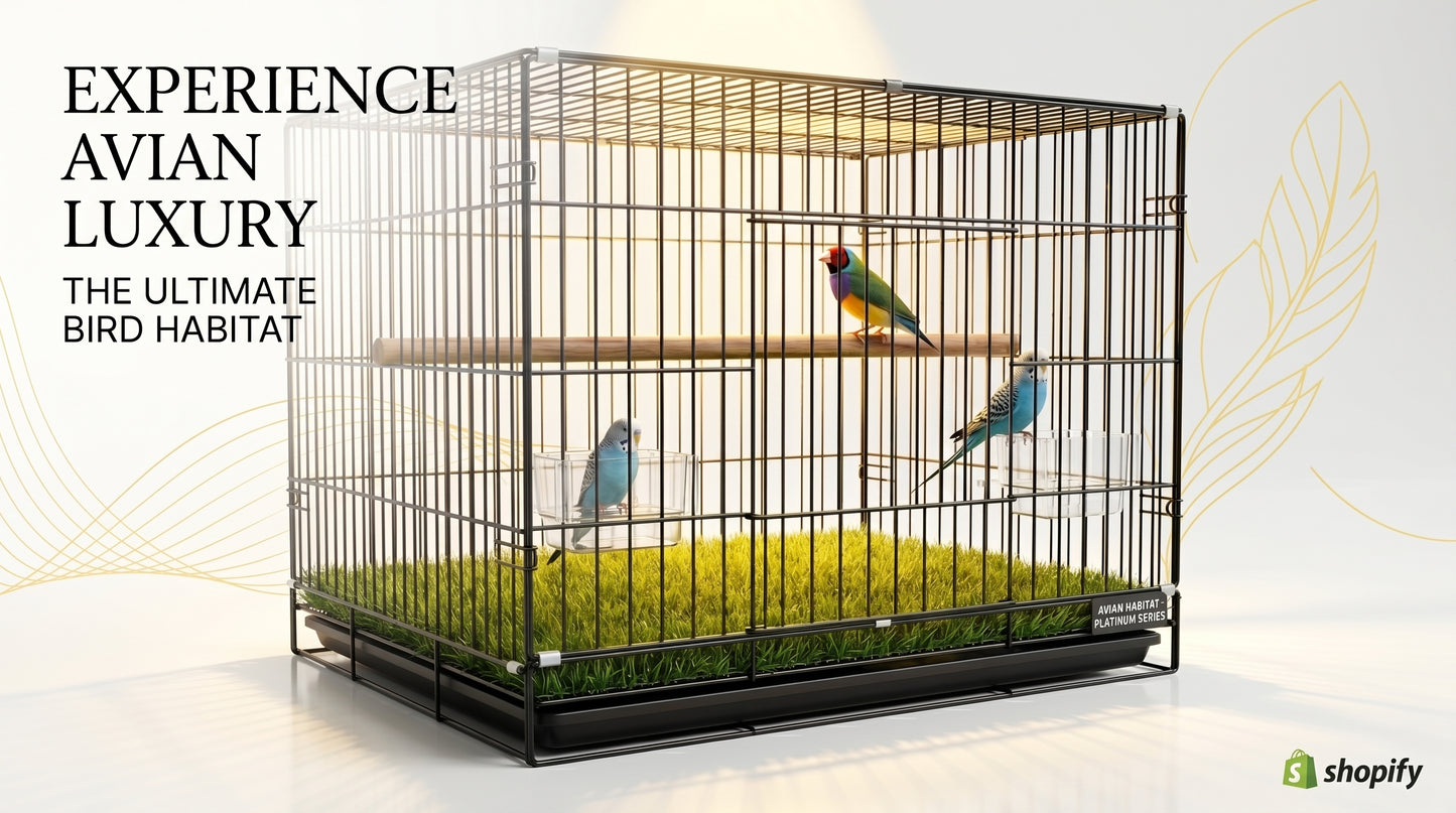 Bird Cage 2x1.5x1.5 - Spacious Pet Bird Cage for Everyday Use RizFraz World