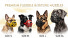 Rubber Dog Muzzle S, M, L & XL - Comfortable Pet Safety Muzzle