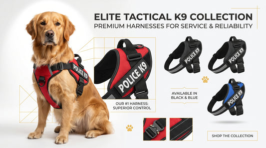 K9 Dog Harness - Heavy Duty Adjustable Harness for Dogs RizFrazWorld