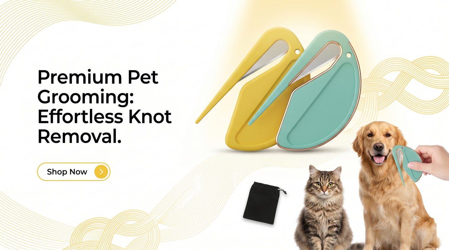 Pet Knot Cutter - Grooming Tool for Cats & Dogs RizFrazWorld