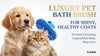 Pet Bath Brush for Cats & Dogs - Soft Grooming & Cleaning Brush for Bath Time