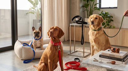 Soft Dog Collar 1.5cm, 2cm, 2.5cm, 3cm & 4cm - Comfortable Adjustable Pet Collar RizFrazWorld