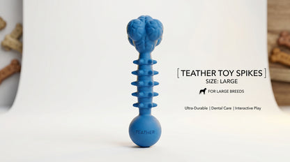Teather Toy Spikes Large | Interactive Dog Chew Toy RizFrazWorld