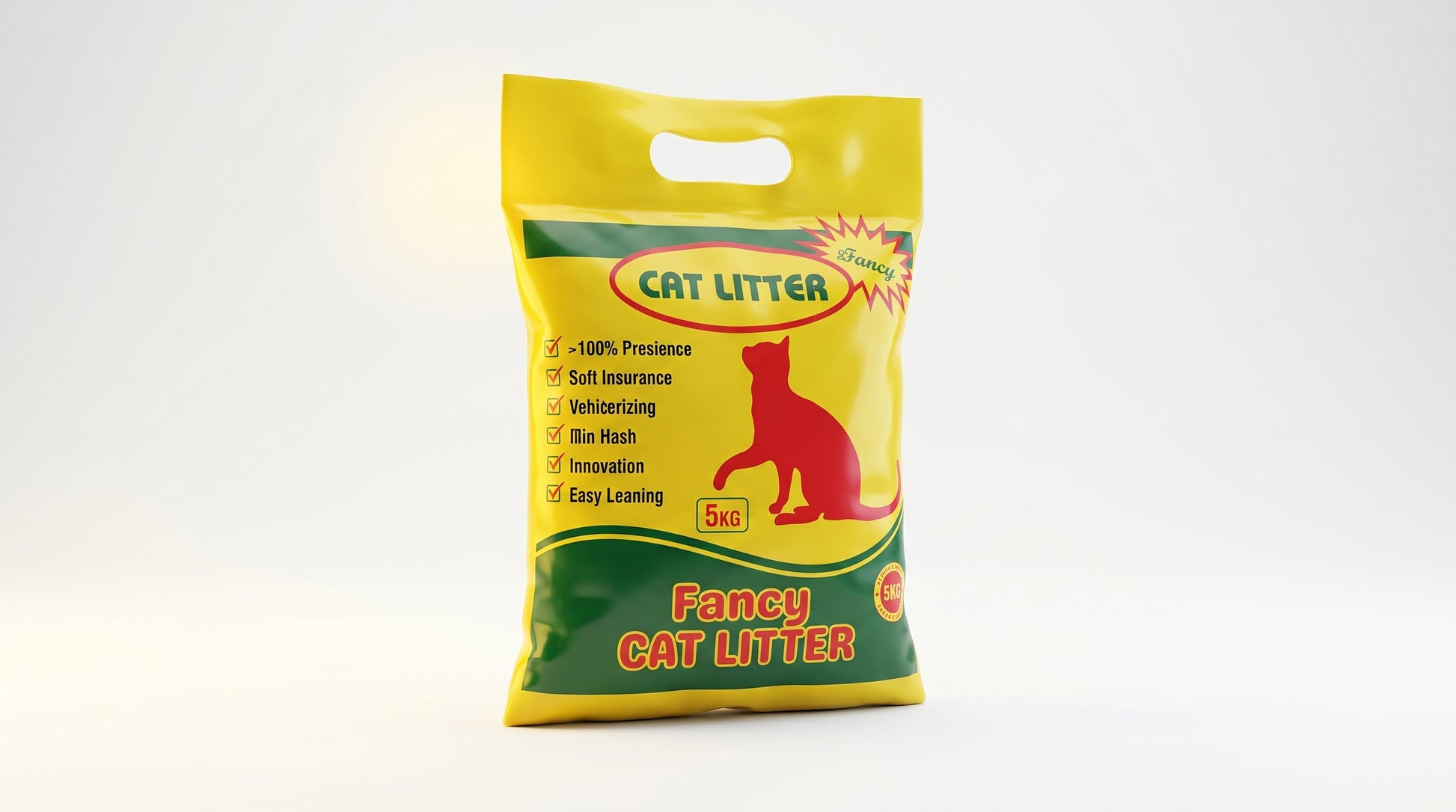 Fancy Cat Litter 5KG - Premium Cat Litter for Daily Hygiene RizFraz World