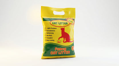 Fancy Cat Litter 5KG - Premium Cat Litter for Daily Hygiene RizFraz World