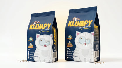 Klumpy Ultra Cat Litter 5L & 10L - Premium Cat Litter for Daily Hygiene RizFraz World