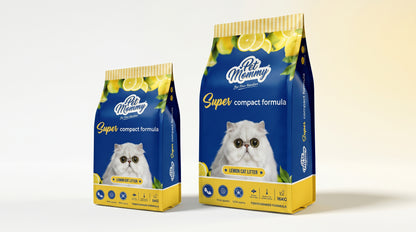 Pet Mommy Lemon Cat Litter 5KG & 16KG - Premium Lemon Fresh Cat Litter RizFraz World