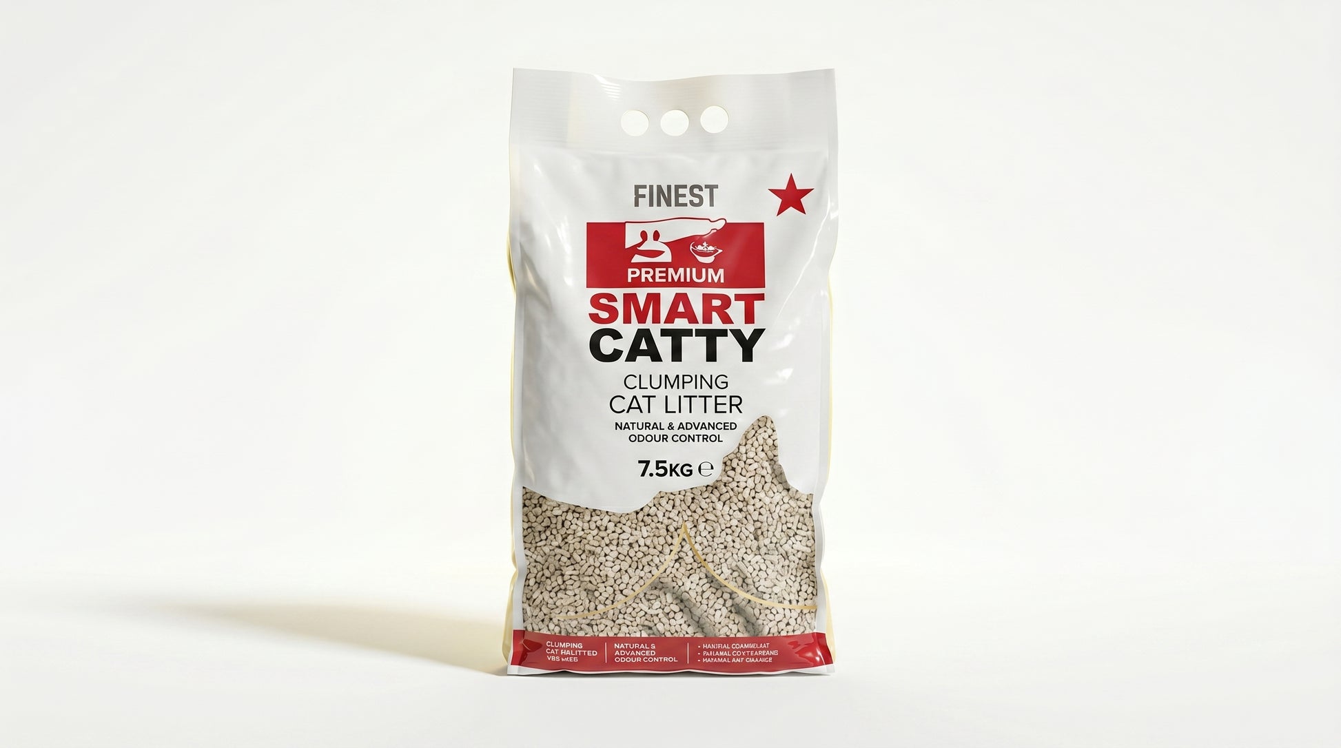 Smart Catty Cat Litter 7.5KG - Premium Cat Litter for Daily Hygiene RizFraz World