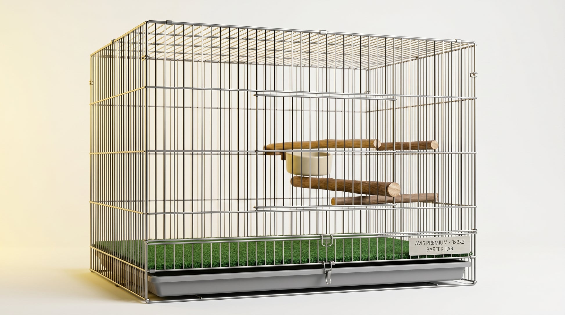 Bird Cage 3x2x2 Bareek Tar - Large Premium Bird Cage for Pet Birds RizFraz World