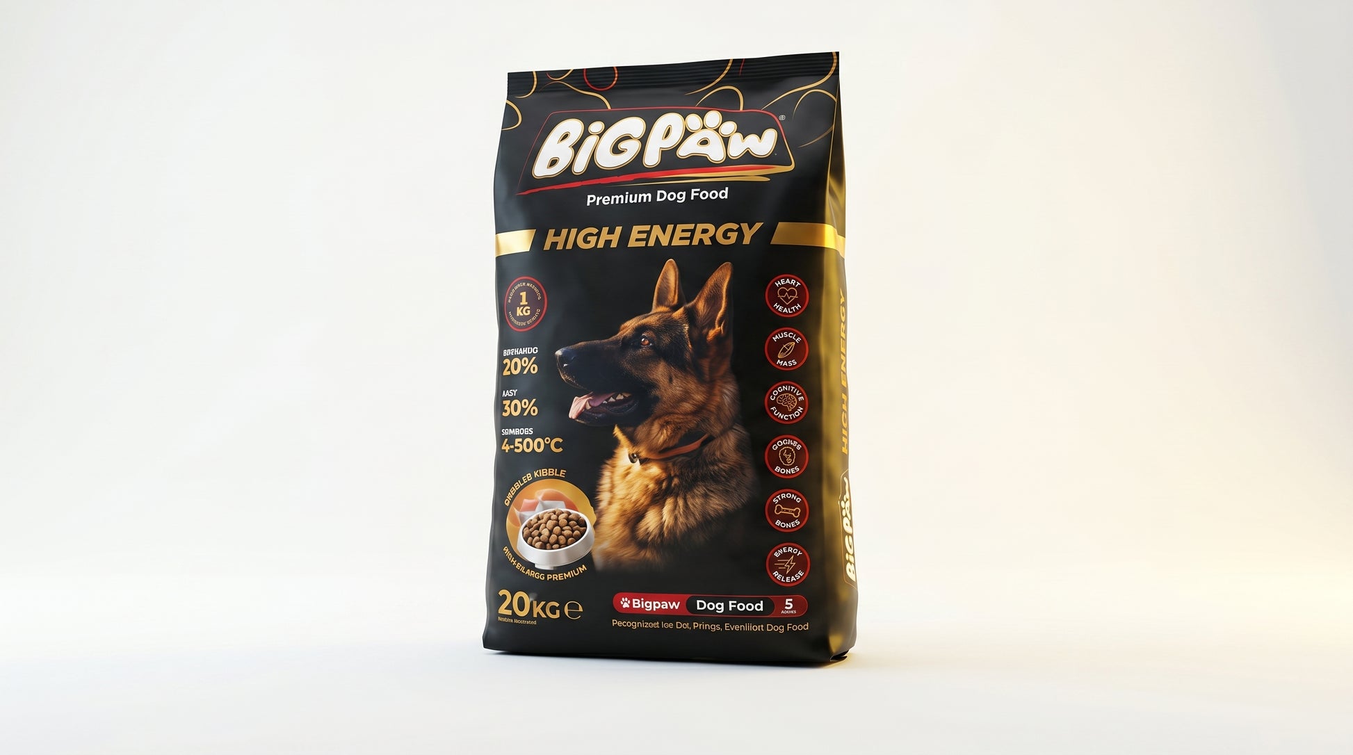 BIG PAW Adult Dog Food 20KG - Complete & Balanced Nutrition for Adult Dogs RizFraz World