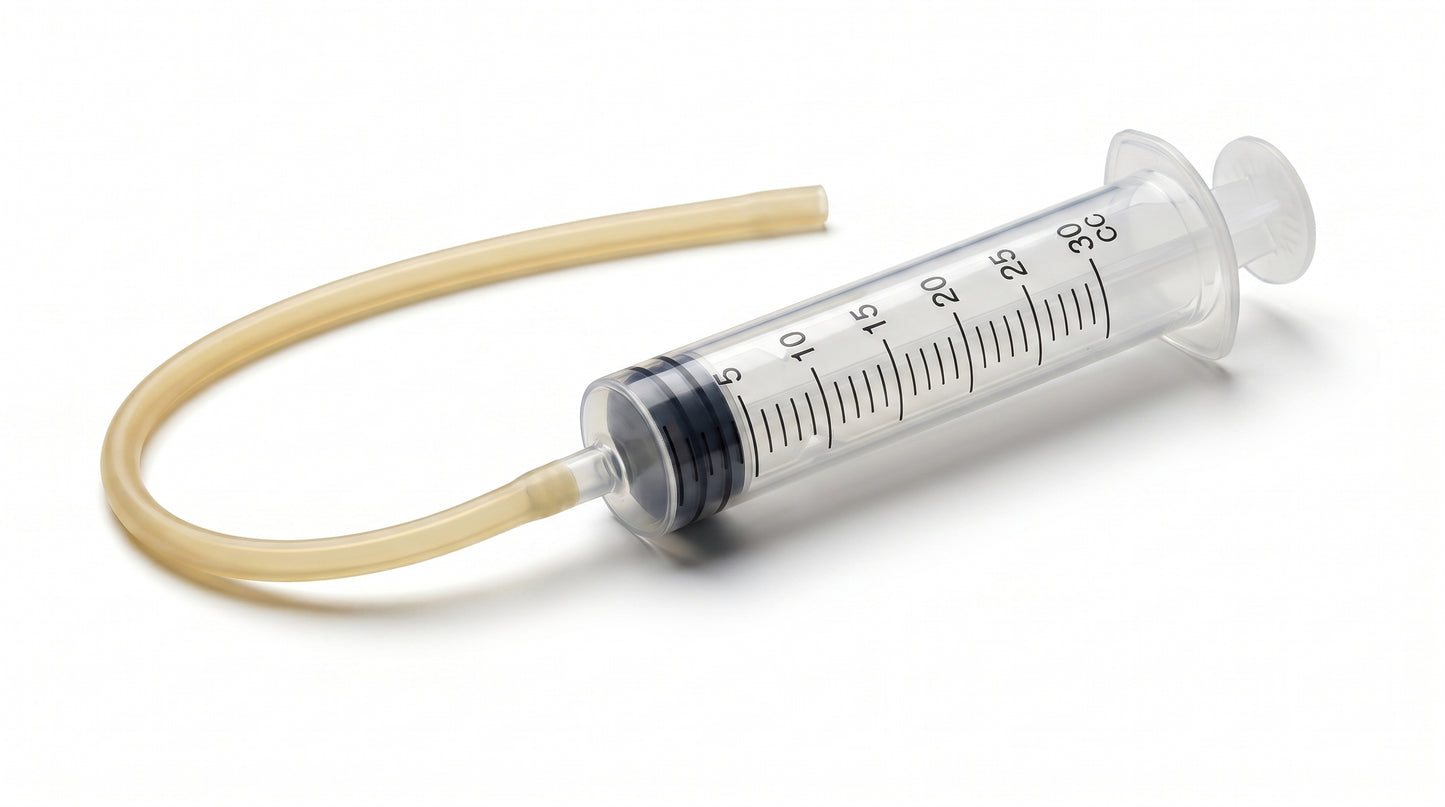 Bird Hand Feeding Syringe 30CC with Silicone Tube - Baby Bird Feeding Syringe for Chicks & Hand Rearing RizFrazWorld