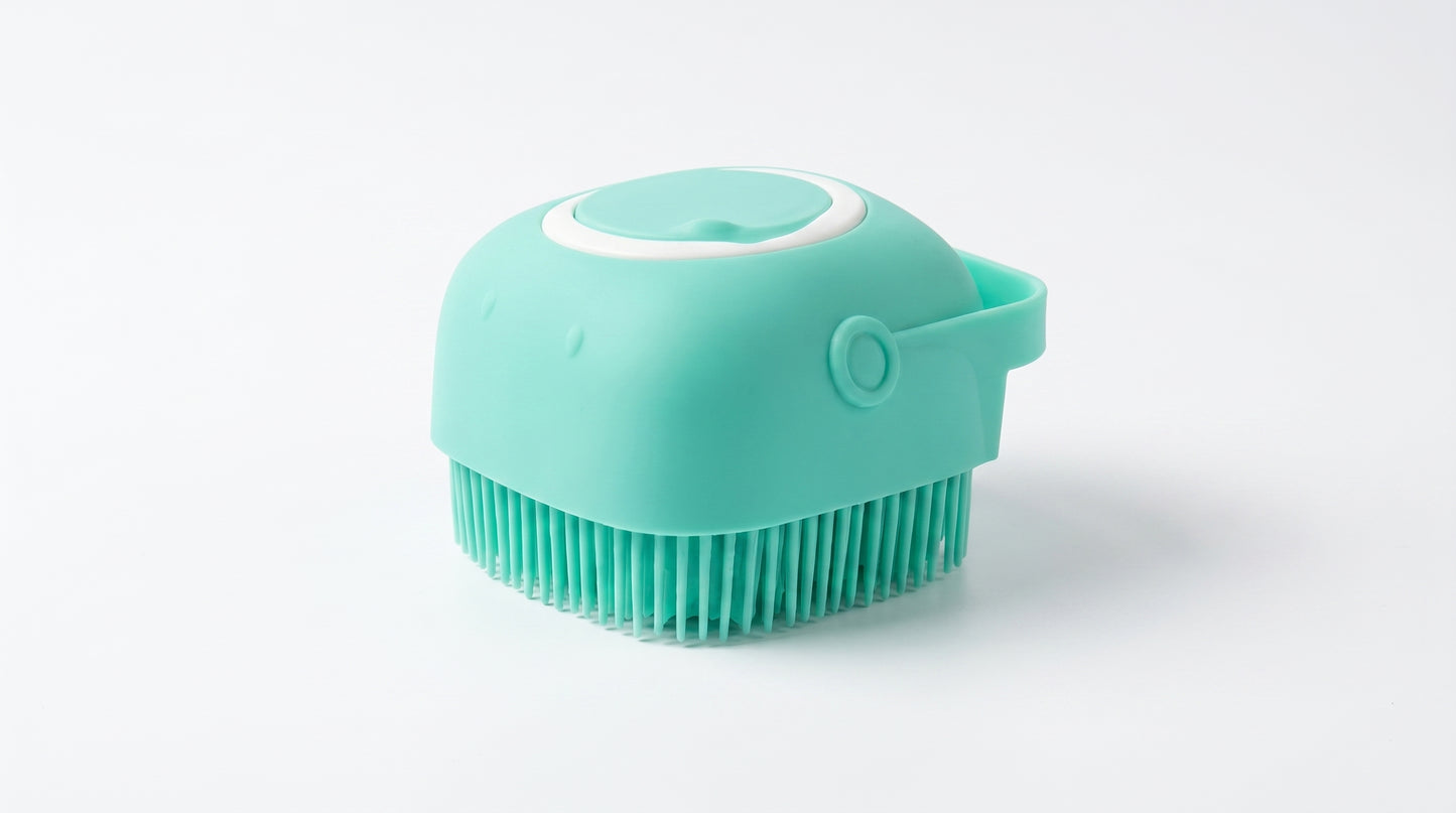 Silicone Massage Bath Brush for Pets - Soft Grooming & Bath Brush for Cats & Dogs RizFrazWorld