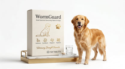 WormGuard Deworming Single Tablet for Dogs - Dog Dewormer & Digestive Care
