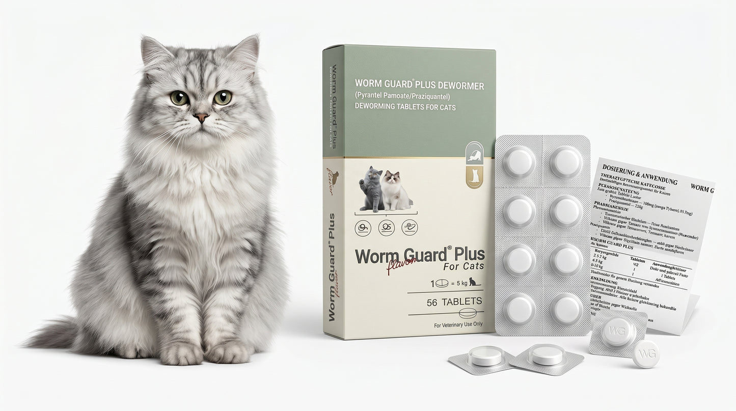 WormGuard Deworming One Tablet  for Cats - Cat Digestive & Hygiene Care
