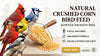 Crushed Corn Bird Feed - Premium Cracked Corn Feed for Poultry, Pigeons & Pet Birds