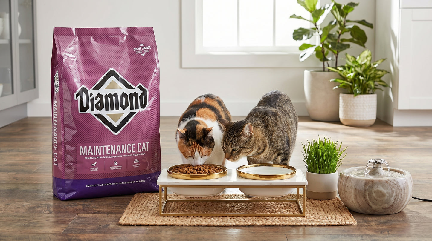 Diamond Maintenance Cat Food 18.14KG - Premium Dry Cat Food RizFraz World