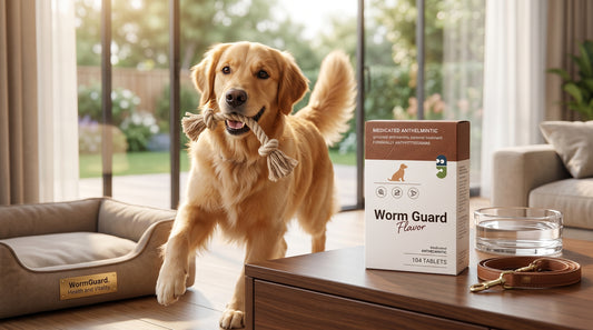 WormGuard Deworming Single Tablet for Dogs - Dog Dewormer & Digestive Care