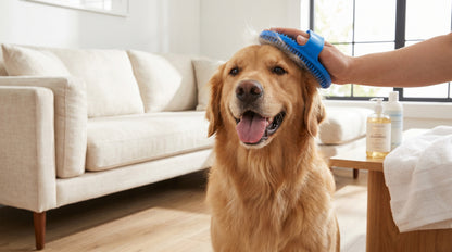 Pet Bath Brush for Cats & Dogs - Soft Grooming & Cleaning Brush for Bath Time RizFrazWorld