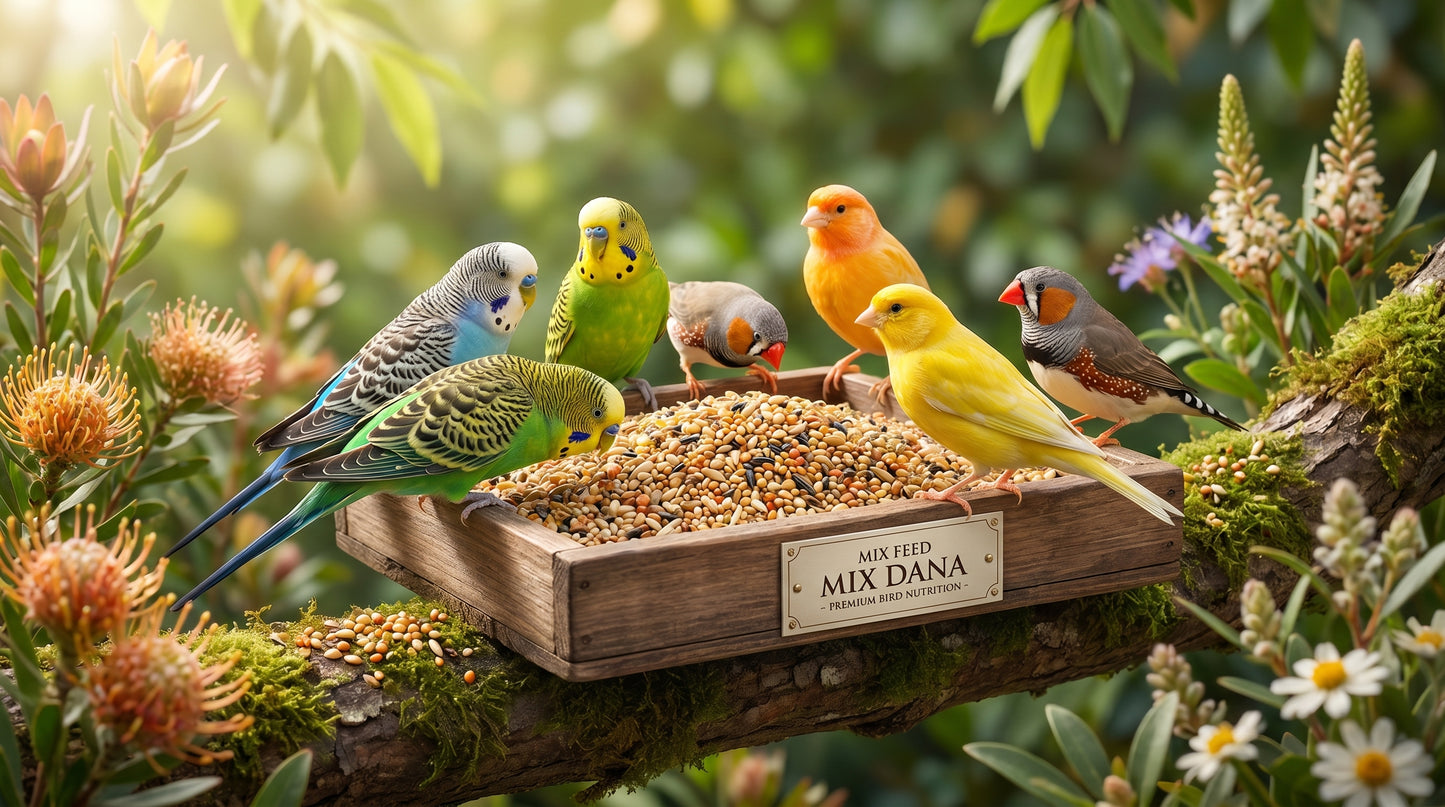 Mix Feed Mix Dana for Birds - Premium Multi Grain Bird Feed & Daily Nutrition RizFrazWorld