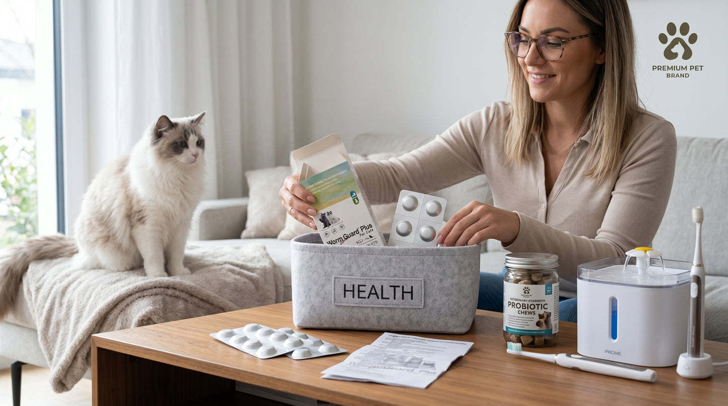 WormGuard Deworming One Tablet  for Cats - Cat Digestive & Hygiene Care