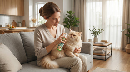 Giggly Tails Dental Spray for Cats & Dogs - Pet Oral Care & Breath Freshener